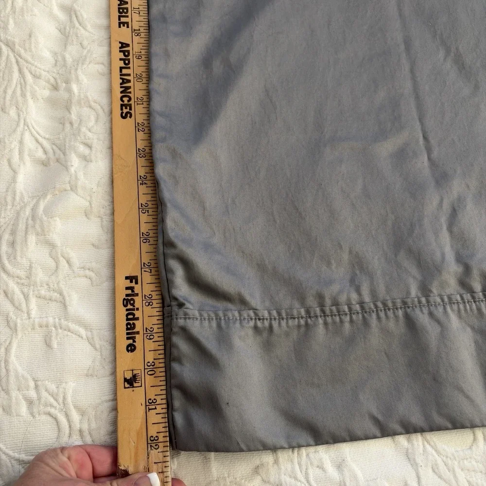 Hotel Signature Sateen 400 TC Gray Pillowcases Queen 100% Egyptian Cotton